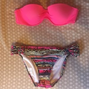 Victoria Secret Strapless Bikini Set
